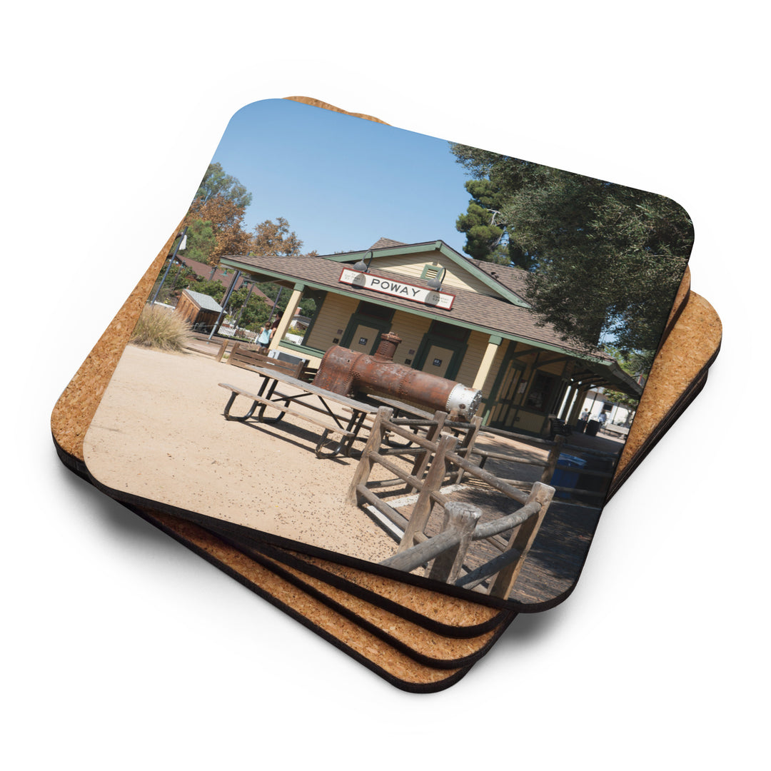 Old Poway Park - Cork-back coaster