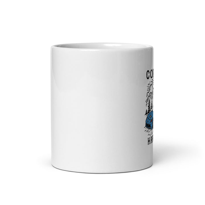 Corvette Happiness - White glossy mug