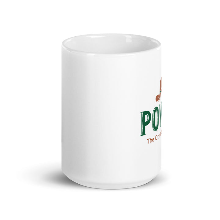 Poway - The City in the Country - White glossy mug