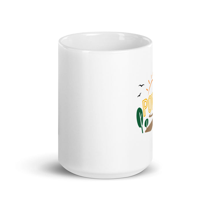 Sunny Poway - White glossy mug