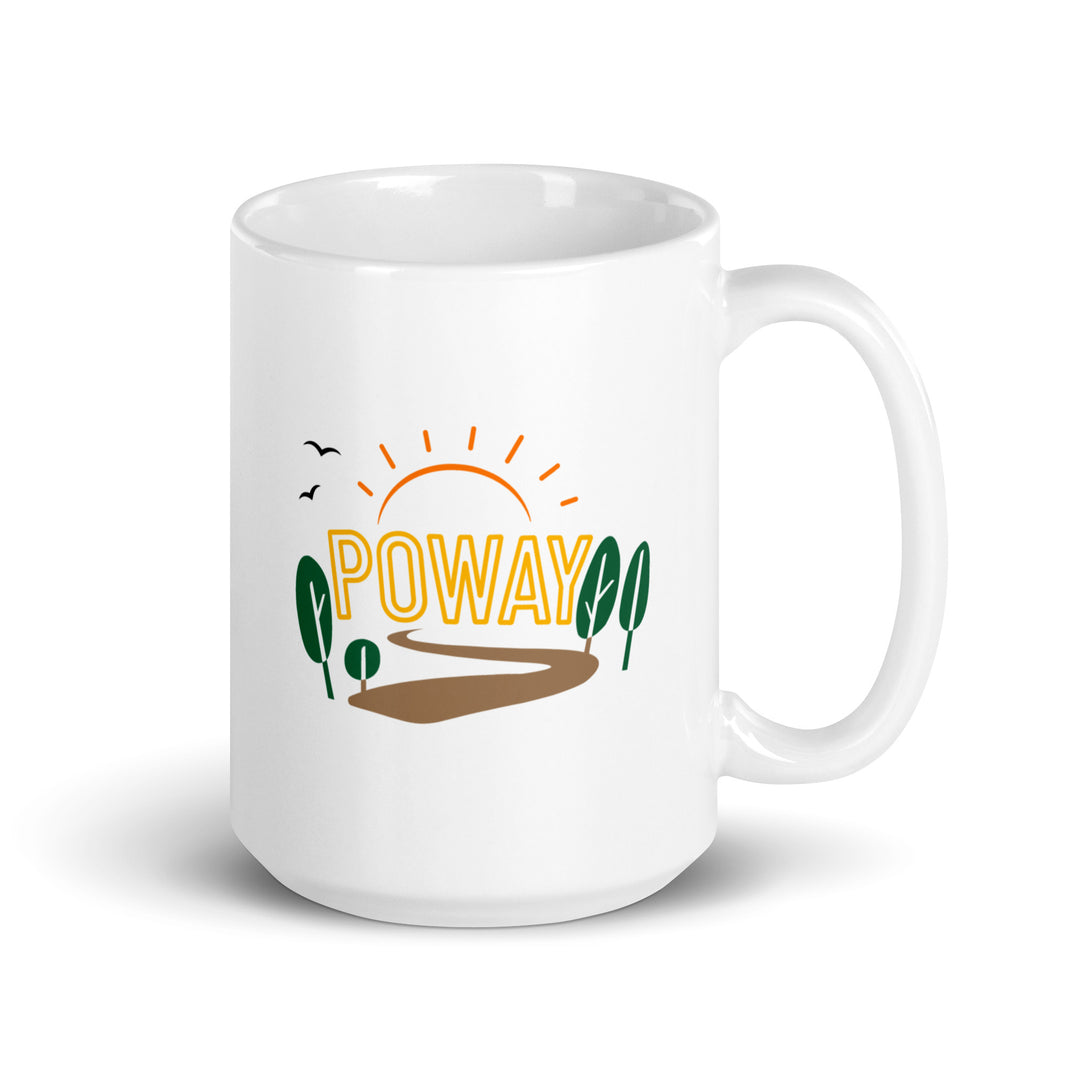 Sunny Poway - White glossy mug