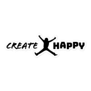 Create Happy - Bubble-free stickers