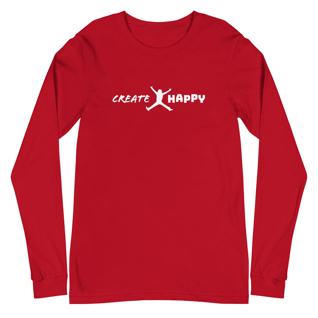 『WORLD HAPPINESS 2026』Tシャツ Lサイズ カラー:エクリュ Create Happy - Unisex Long Sleeve Tee – happiness76