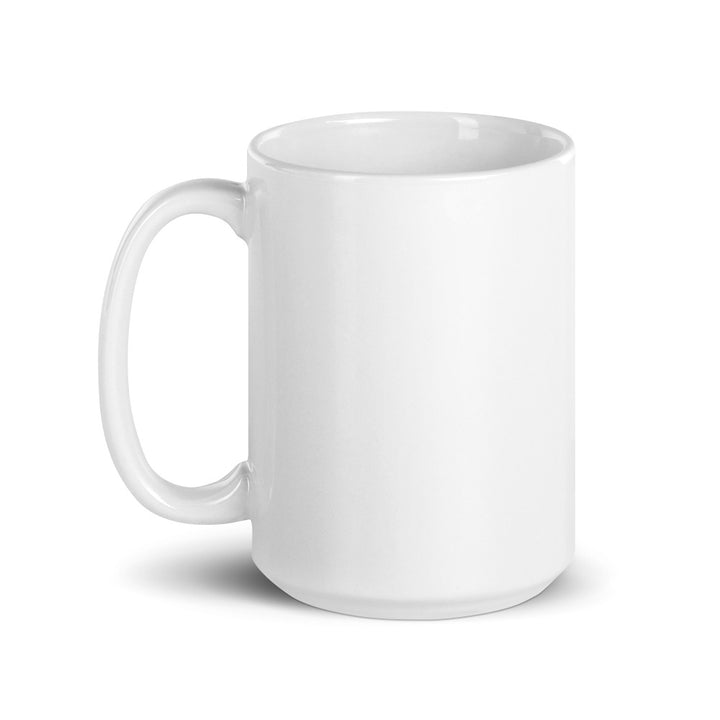 Pursue Happiness - White glossy mug