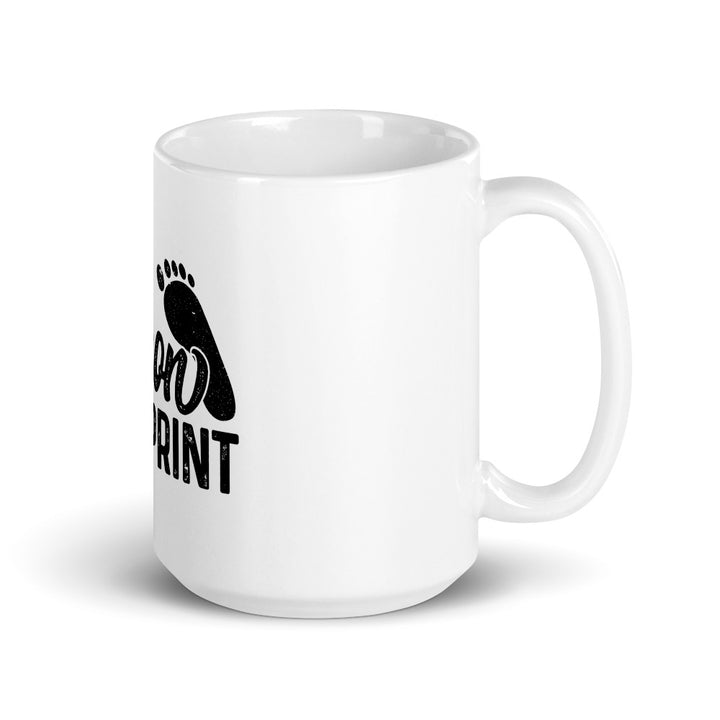 Zero Carbon Footprint - White glossy mug